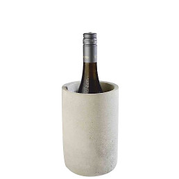 Flaschenkühler (ØxH) 12x19cm Element,grau f.0,7-1,0l. Flaschen m.Möbelschutz