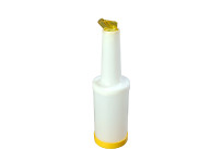 Flasche -Store n Pour- 1l. gelb,komplett Kunststoff CFD