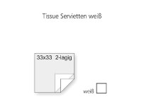 Tissue-Serv. 33/2/4 weiß,2000 i./Karton TK